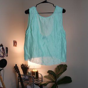 Reformation Mint Blue Tank Top
